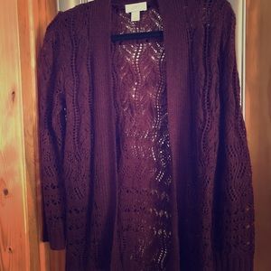 4/$20 LOFT Open Knit Cardigan